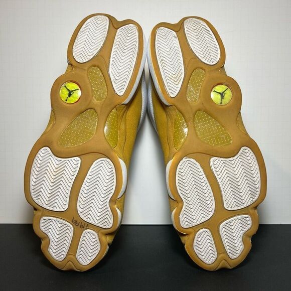 Mens 04’ AIR JORDAN 13 XIII Wheat Leather Basketball Sneakers / Size 12 - Picture 7 of 9